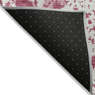 Piper Looms Chantille Abstract ACN969 Blush Machine Washable Area Rug Backing Image