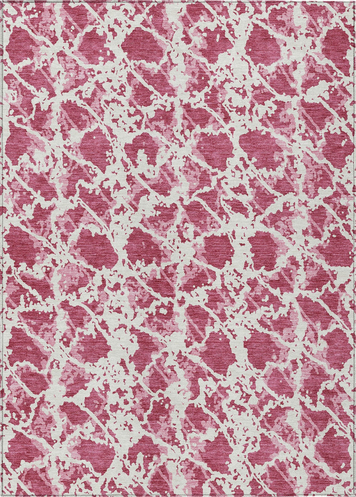 Piper Looms Chantille Abstract ACN969 Blush Machine Washable Area Rug main image