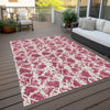 Piper Looms Chantille Abstract ACN969 Blush Machine Washable Area Rug Outdoor Lifestyle Image Feature