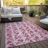 Piper Looms Chantille Abstract ACN969 Blush Machine Washable Area Rug Outdoor Lifestyle Image Feature
