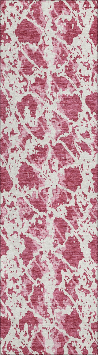 Piper Looms Chantille Abstract ACN969 Blush Machine Washable Area Rug Runner Main Image