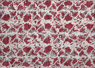 Piper Looms Chantille Abstract ACN969 Burgundy Machine Washable Area Rug Scatter Main Image