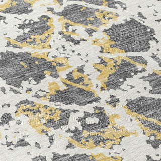 Piper Looms Chantille Abstract ACN969 Gray Machine Washable Area Rug Swatch Image