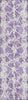 Piper Looms Chantille Abstract ACN969 Lilac Machine Washable Area Rug Runner Main Image