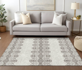 Piper Looms Chantille Southwest ACN970 Chocolate Machine Washable Area Rug Lifestyle Image Feature