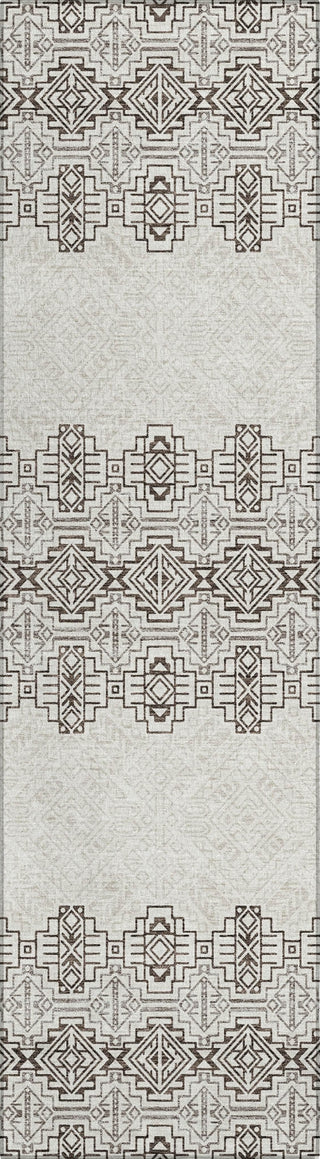 Piper Looms Chantille Southwest ACN970 Chocolate Machine Washable Area Rug Runner Main Image