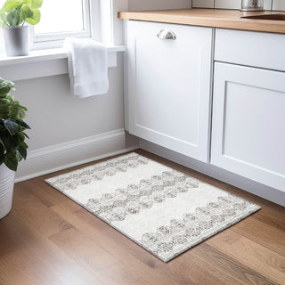 Piper Looms Chantille Southwest ACN970 Chocolate Machine Washable Area Rug Scatter Lifestyle Image Feature
