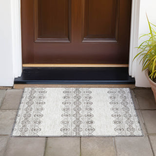Piper Looms Chantille Southwest ACN970 Chocolate Machine Washable Area Rug Scatter Outdoor Lifestyle Image Feature