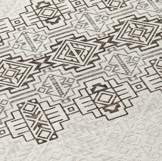 Piper Looms Chantille Southwest ACN970 Chocolate Machine Washable Area Rug Swatch Image