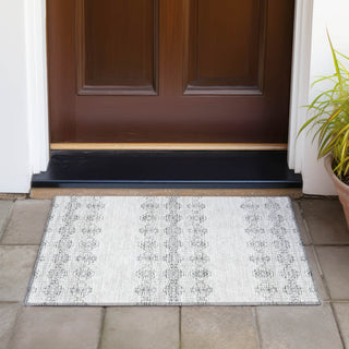 Piper Looms Chantille Southwest ACN970 Gray Machine Washable Area Rug Scatter Outdoor Lifestyle Image Feature