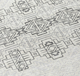 Piper Looms Chantille Southwest ACN970 Gray Machine Washable Area Rug Swatch Image