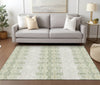 Piper Looms Chantille Southwest ACN970 Green Machine Washable Area Rug Lifestyle Image Feature