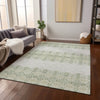 Piper Looms Chantille Southwest ACN970 Green Machine Washable Area Rug Lifestyle Image Feature