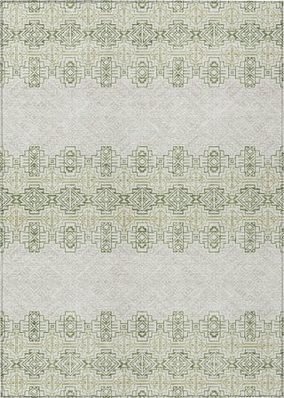 Piper Looms Chantille Southwest ACN970 Green Machine Washable Area Rug main image