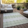 Piper Looms Chantille Southwest ACN970 Green Machine Washable Area Rug Outdoor Lifestyle Image Feature