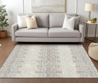 Piper Looms Chantille Southwest ACN970 Ivory Machine Washable Area Rug Lifestyle Image Feature