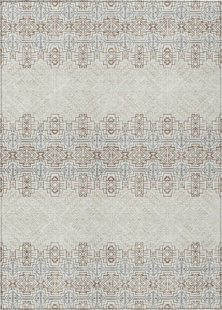 Piper Looms Chantille Southwest ACN970 Ivory Machine Washable Area Rug main image