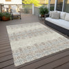 Piper Looms Chantille Southwest ACN970 Ivory Machine Washable Area Rug Outdoor Lifestyle Image Feature