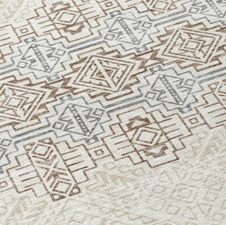 Piper Looms Chantille Southwest ACN970 Ivory Machine Washable Area Rug Swatch Image