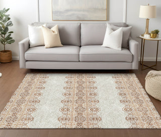 Piper Looms Chantille Southwest ACN970 Paprika Machine Washable Area Rug Lifestyle Image Feature