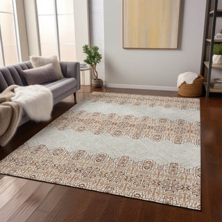 Piper Looms Chantille Southwest ACN970 Paprika Machine Washable Area Rug Lifestyle Image Feature