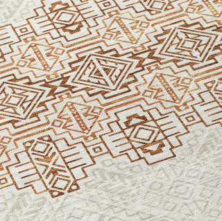 Piper Looms Chantille Southwest ACN970 Paprika Machine Washable Area Rug Swatch Image