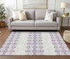 Piper Looms Chantille Southwest ACN970 Purple Machine Washable Area Rug Lifestyle Image Feature