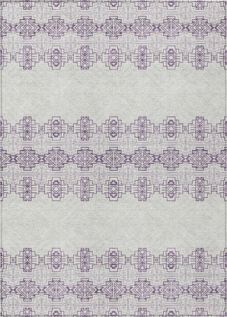 Piper Looms Chantille Southwest ACN970 Purple Machine Washable Area Rug main image