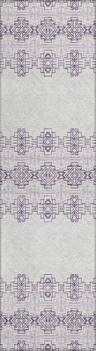 Piper Looms Chantille Southwest ACN970 Purple Machine Washable Area Rug Runner Main Image