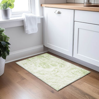 Piper Looms Chantille Abstract ACN971 Aloe Machine Washable Area Rug Scatter Lifestyle Image Feature