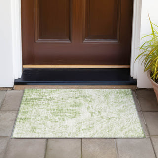 Piper Looms Chantille Abstract ACN971 Aloe Machine Washable Area Rug Scatter Outdoor Lifestyle Image Feature