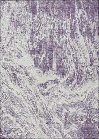 Piper Looms Chantille Abstract ACN971 Purple Machine Washable Area Rug main image