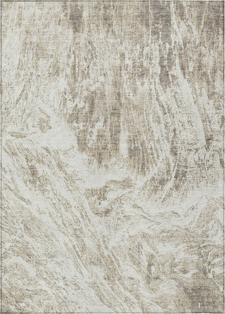 Piper Looms Chantille Abstract ACN971 Taupe Machine Washable Area Rug main image
