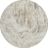 Piper Looms Chantille Abstract ACN971 Taupe Machine Washable Area Rug Round Main Image