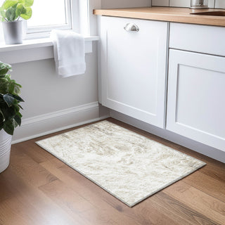 Piper Looms Chantille Abstract ACN971 Taupe Machine Washable Area Rug Scatter Lifestyle Image Feature