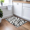 Piper Looms Chantille Abstract ACN972 Black Machine Washable Area Rug Scatter Lifestyle Image Feature
