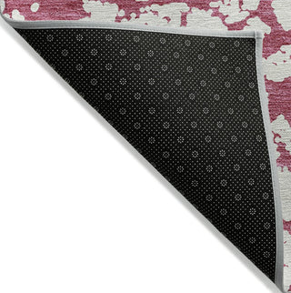 Piper Looms Chantille Abstract ACN972 Blush Machine Washable Area Rug Backing Image