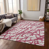 Piper Looms Chantille Abstract ACN972 Blush Machine Washable Area Rug Lifestyle Image Feature