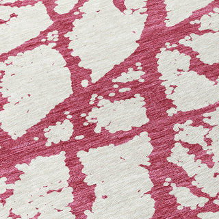 Piper Looms Chantille Abstract ACN972 Blush Machine Washable Area Rug Swatch Image