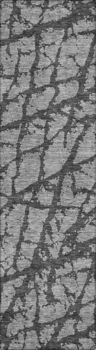 Piper Looms Chantille Abstract ACN972 Gray Machine Washable Area Rug Runner Main Image