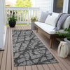 Piper Looms Chantille Abstract ACN972 Gray Machine Washable Area Rug Runner Outdoor Lifestyle Image Feature