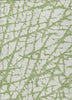 Piper Looms Chantille Abstract ACN972 Green Machine Washable Area Rug main image