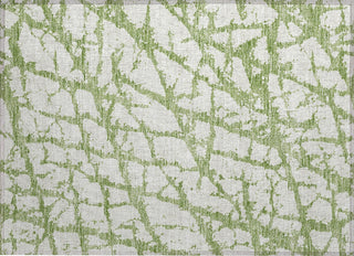 Piper Looms Chantille Abstract ACN972 Green Machine Washable Area Rug Scatter Main Image