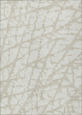 Piper Looms Chantille Abstract ACN972 Ivory Machine Washable Area Rug main image