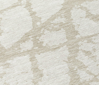 Piper Looms Chantille Abstract ACN972 Ivory Machine Washable Area Rug Swatch Image