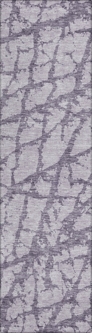Piper Looms Chantille Abstract ACN972 Lavender Machine Washable Area Rug Runner Main Image