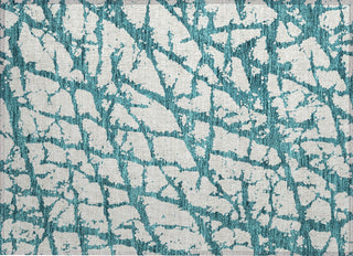 Piper Looms Chantille Abstract ACN972 Teal Machine Washable Area Rug Scatter Main Image