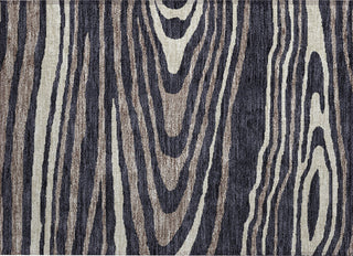 Piper Looms Chantille Nature ACN974 Black Machine Washable Area Rug Scatter Main Image