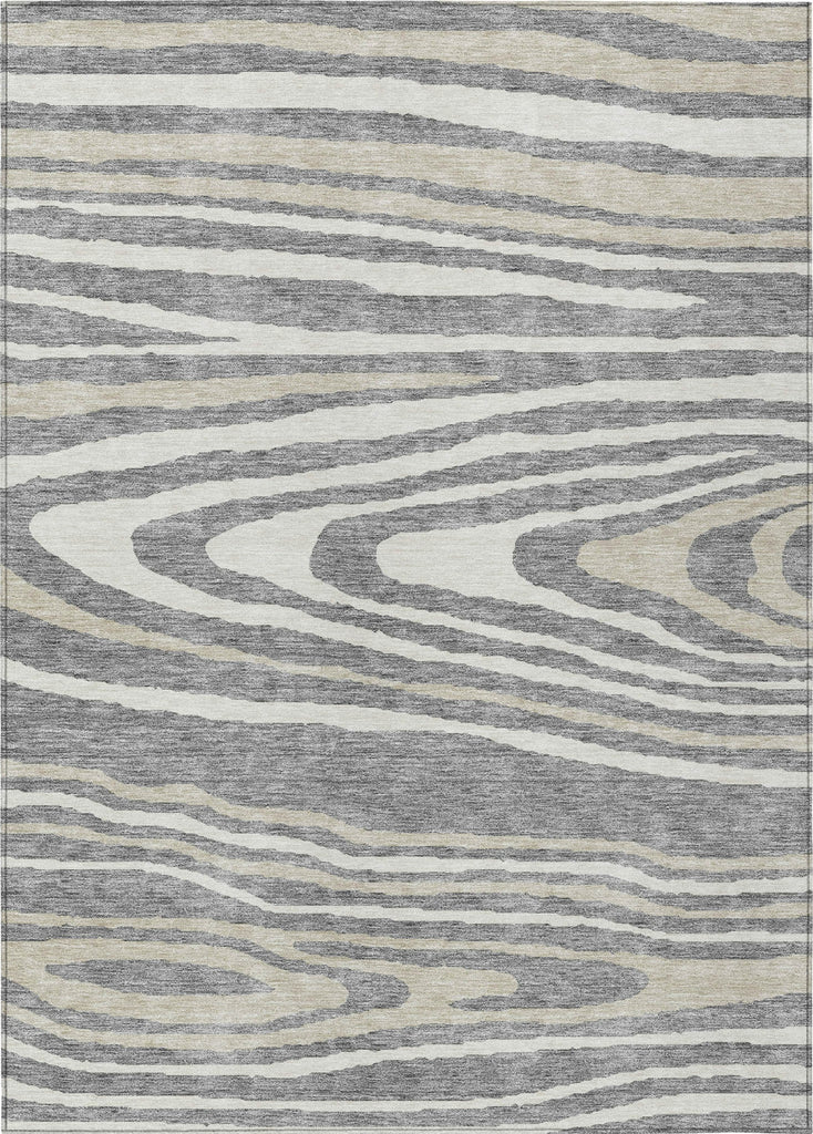 Piper Looms Chantille Nature ACN974 Gray Machine Washable Area Rug main image
