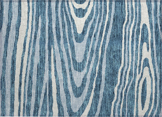 Piper Looms Chantille Nature ACN974 Navy Machine Washable Area Rug Scatter Main Image